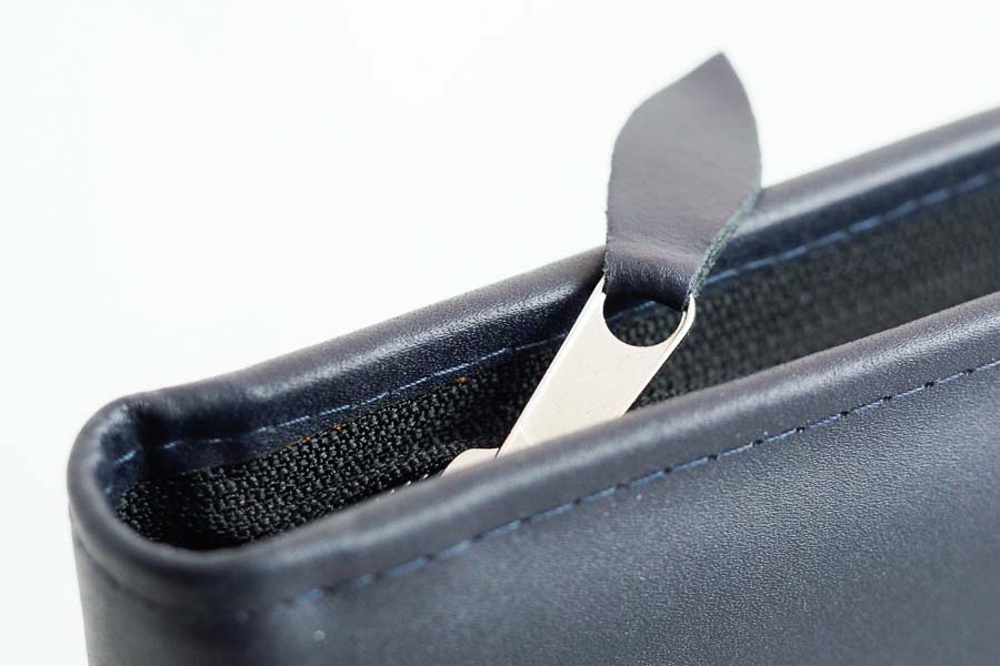 leather zip portfolio